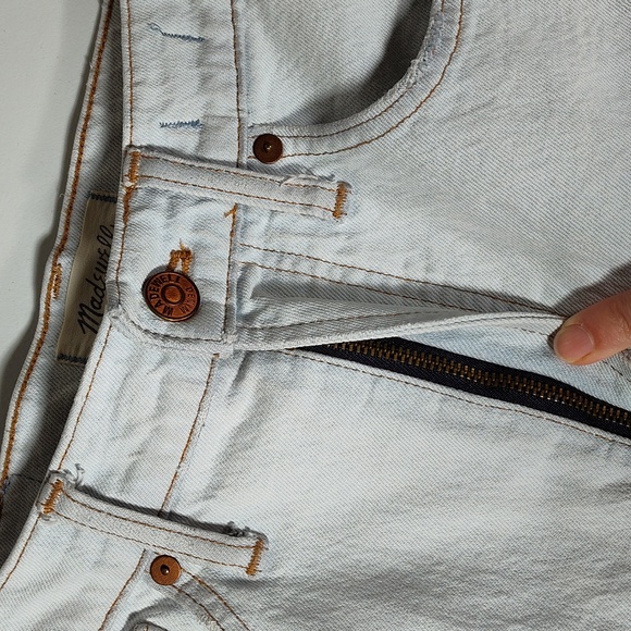 Madewell The Perfect Vintage Wide-Leg Crop Jean in Edmunds Wash 26 - Picture 6 of 12